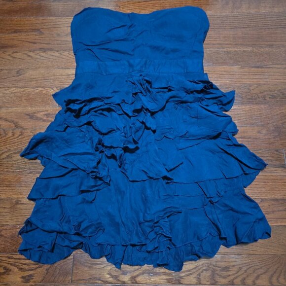 Papaya Dresses & Skirts - Royal Blue Ruffle Dress